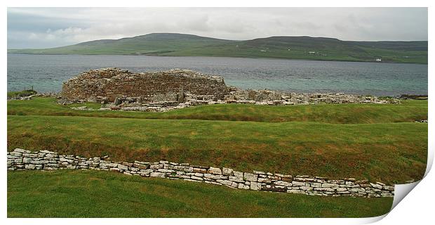 The Broch of Gurness Print by Steven Watson