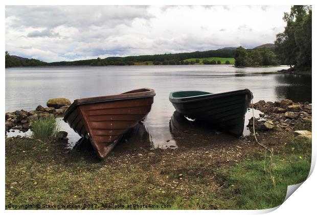 Loch Knockie Print by Steven Watson