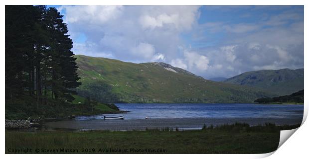 Loch Ba Print by Steven Watson