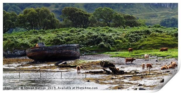 Salt Beef Print by Steven Watson