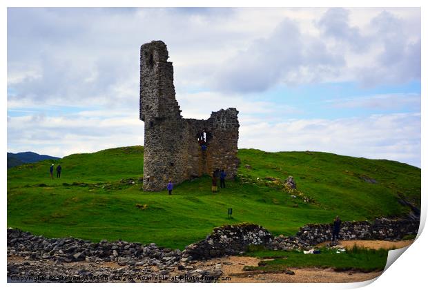 Ardvreck Castle Print by Steven Watson