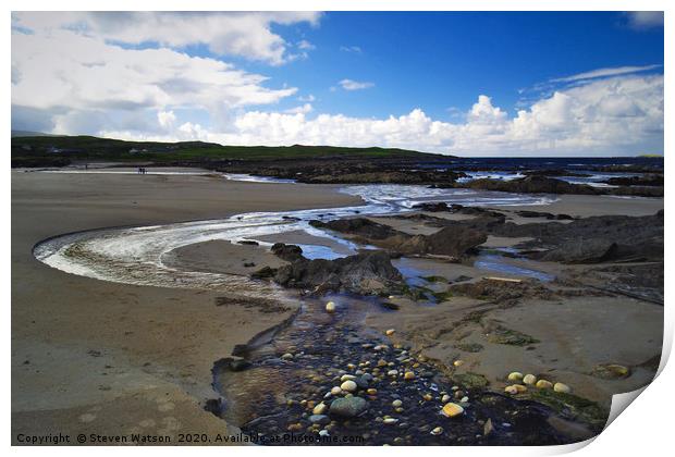 Malin Beg Strand Print by Steven Watson