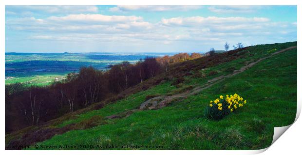 From Otley Chevin Print by Steven Watson