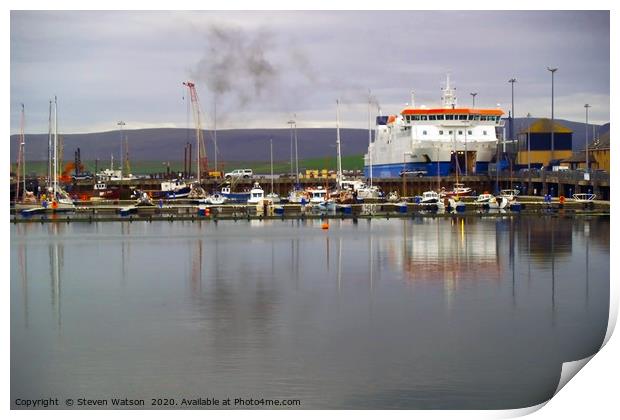 Ferry Print by Steven Watson