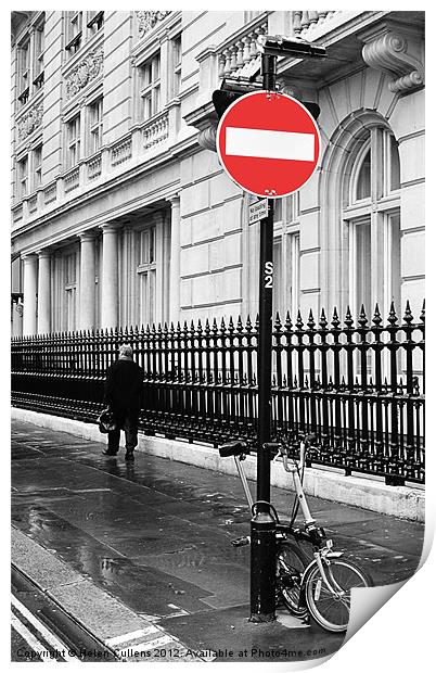 NO ENTRY Print by Helen Cullens