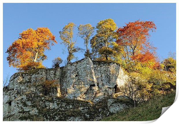 AUTUMN IN BERESFORD DALE Print by Helen Cullens