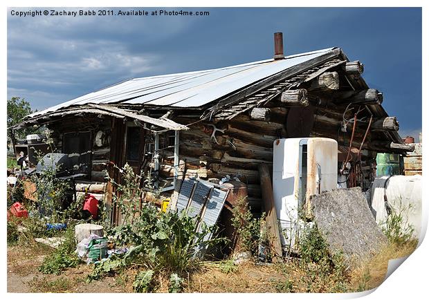 Big Storm at the Skinin' Shed Print by Zachary Babb