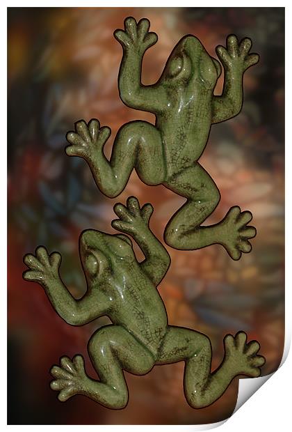 frogs 1 Print by Tamma DuPree