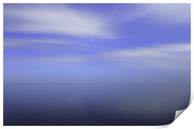 Blue Horizon Abstract Print by Steven Stoddart