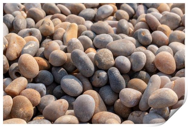 Pebbles  Print by adam cooper