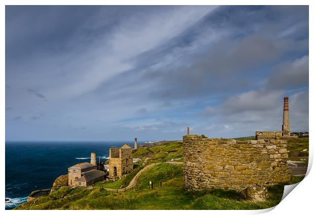 Levant Mine Print by David Martin