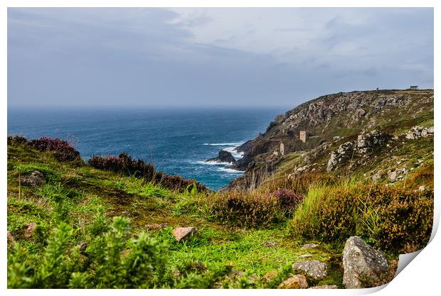 Botallack Print by David Martin