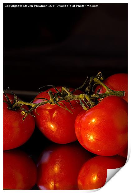 Red, ripe and juicy Print by Steven Plowman