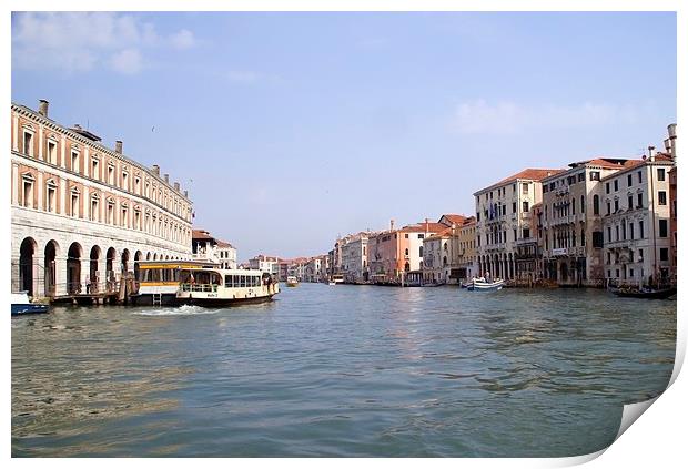  The Grand canal Print by Steven Plowman