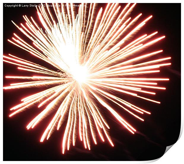 FIREWORK Print by Larry Stolle