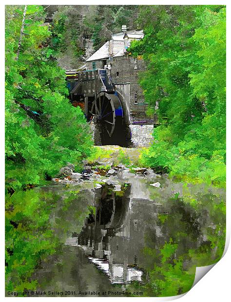 Old Mill Print by Mark Sellers