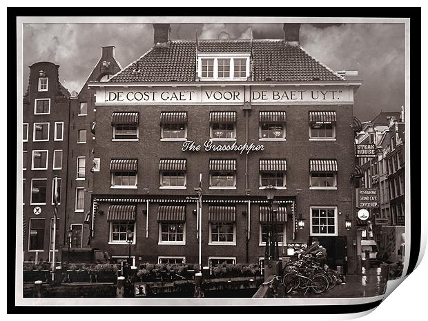 The Grasshopper Hotel -- November in Amsterdam SEP Print by Mark Sellers
