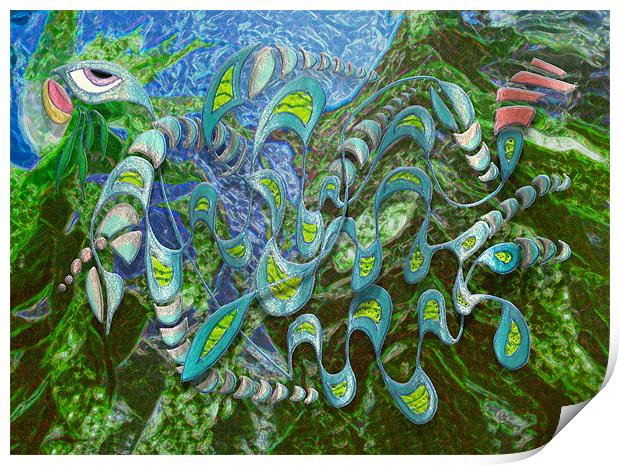Kelp Dragon Print by Mark Sellers