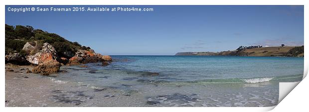  Boat Harbour Beach Print by Sean Foreman