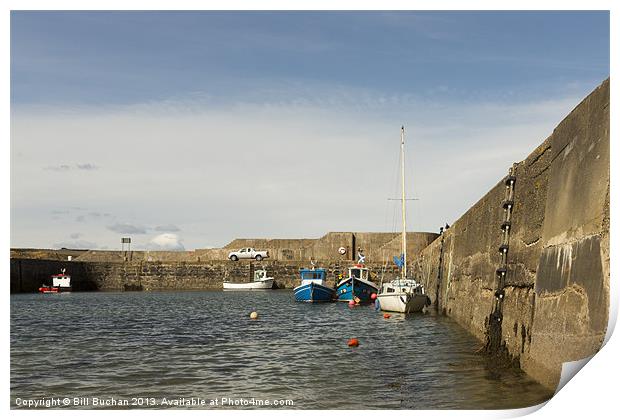 Portsoy Harbour Photo Print by Bill Buchan