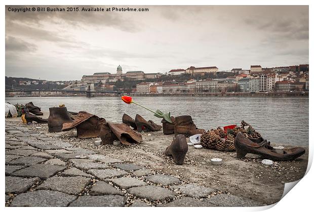  Shoes On The Danube Bank Print by Bill Buchan