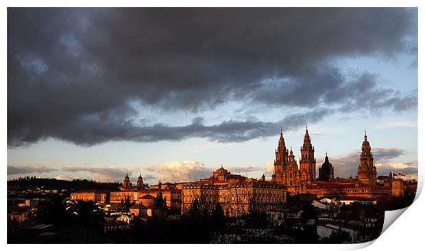 Santiago de Compostela Print by david harding