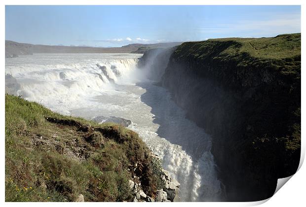 Gullfoss Iceland Print by david harding