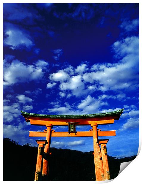 Miyajima Torii Japan Print by david harding