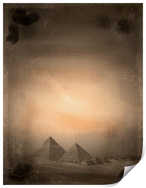 Pyramids Print by david harding