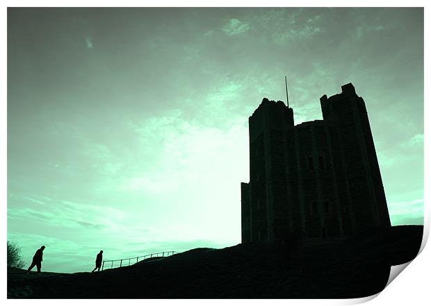 Orford Castle Print by david harding