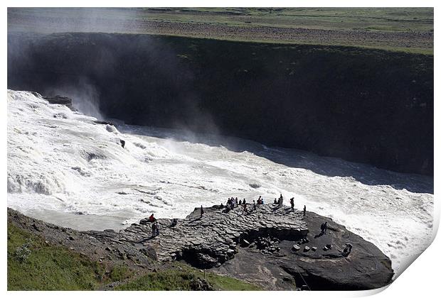 Gullfoss Iceland Print by david harding