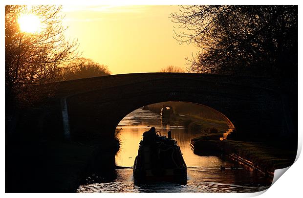 Braunston Northamptonshire Print by david harding