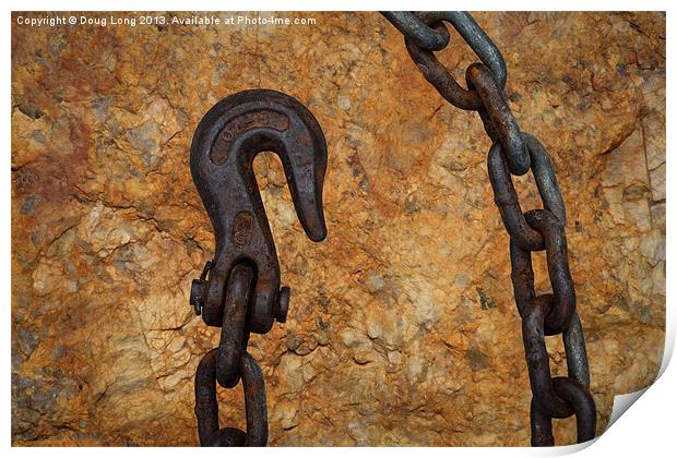 Rusty Chain Print by Doug Long