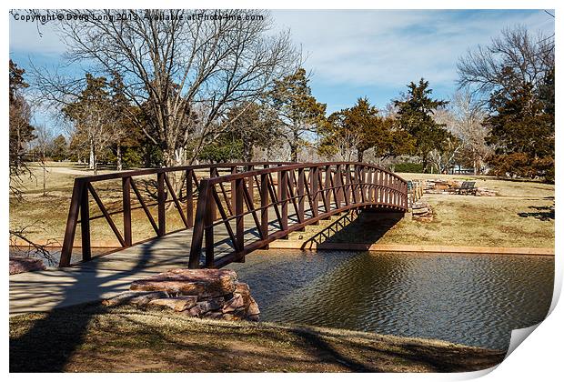Bridge Over The Pond Print by Doug Long