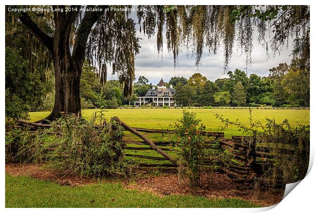 Magnolia Plantation Print by Doug Long