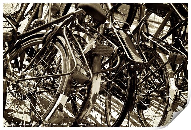 Amsterdam Bikes Print by Mark Findlater
