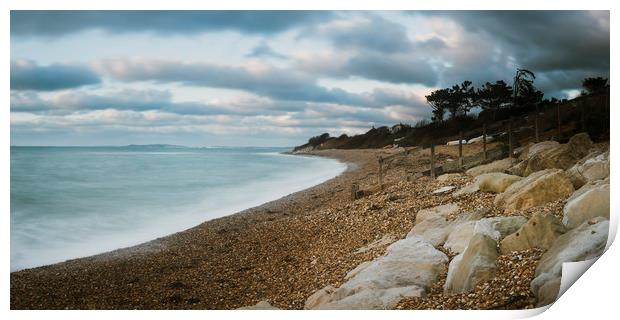 Ringstead Beach in Dorset Print by Paul Brewer