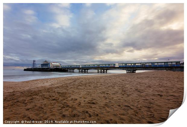 Bournemouth Pier  Print by Paul Brewer
