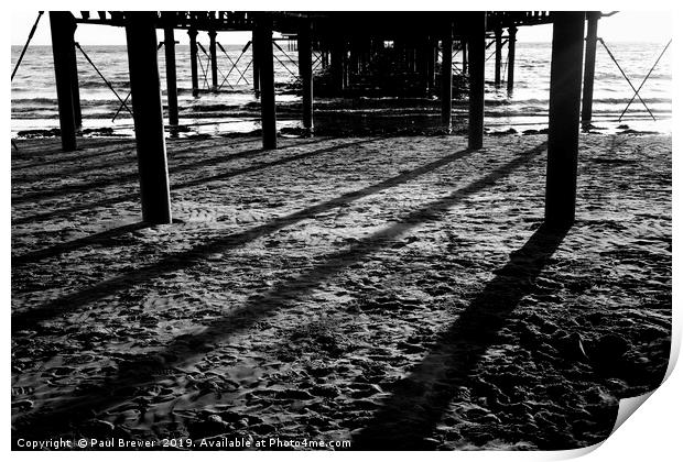 Under the Pier Print by Paul Brewer