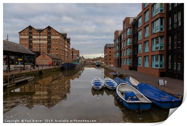 Gloucester Docks  Print by Paul Brewer