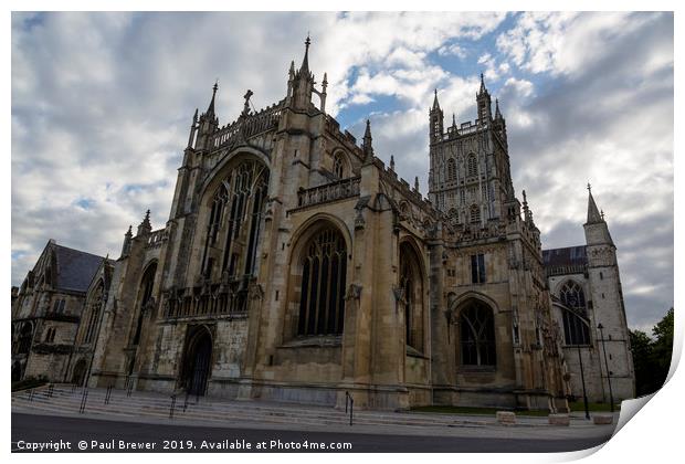 Gloucester Cathedral  Print by Paul Brewer