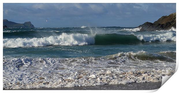 Clogher beach Print by barbara walsh