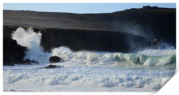 Clogher beach Print by barbara walsh