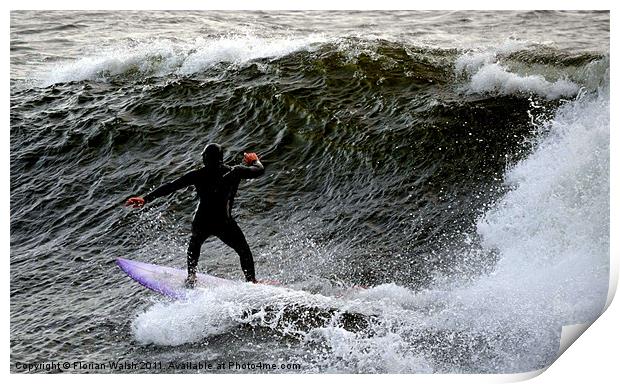 Surfs Up! Print by Florian Walsh