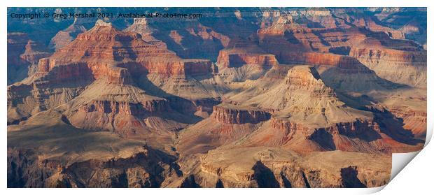 The Grand Canyon in Nevada, USA Print by Greg Marshall