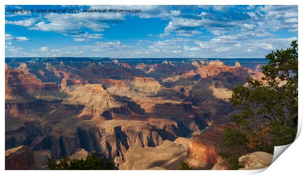 The Grand Canyon in Nevada, USA Print by Greg Marshall