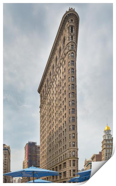 The Flat Iron Building New York City Print by Greg Marshall