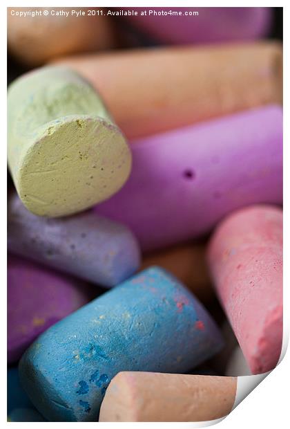 Chalks Print by Cathy Pyle