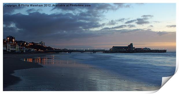 Seafront Sunrise Print by Phil Wareham