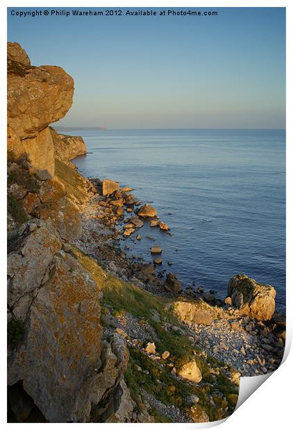 Dungy Head looking East Print by Phil Wareham
